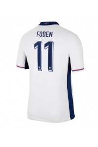 Fotbalové Dres Anglie Phil Foden #11 Domácí Oblečení ME 2024 Krátký Rukáv